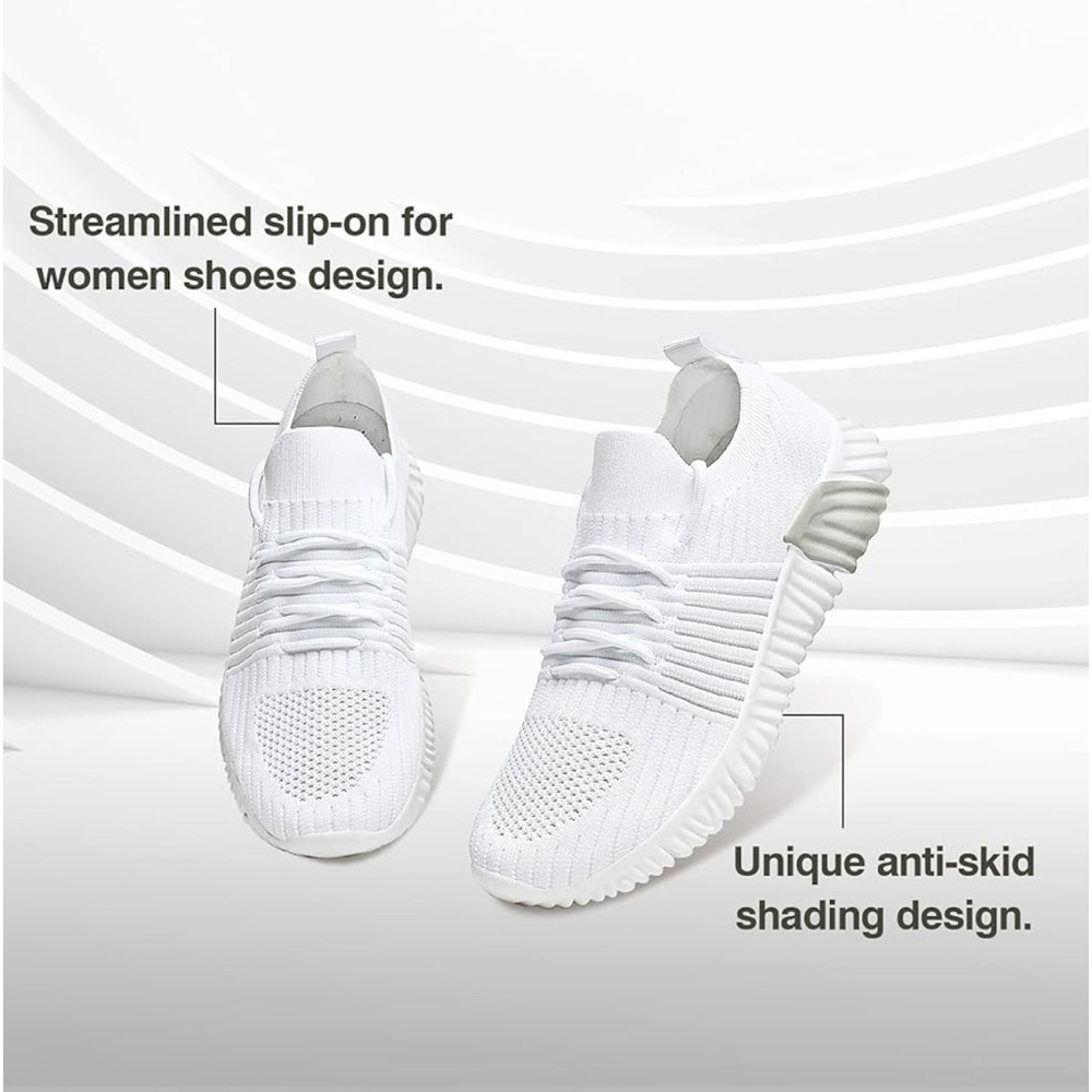 Women Slip On Comfort Fashion Shoes Walking Shoes - Picture 4 of 10